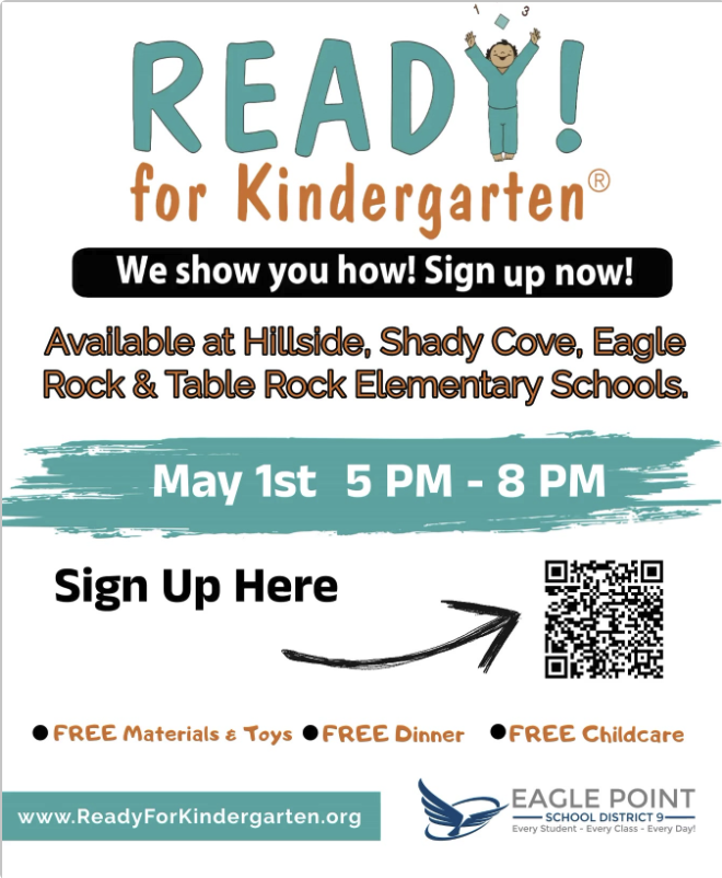  Ready! for Kindergarten Signup-May 1st